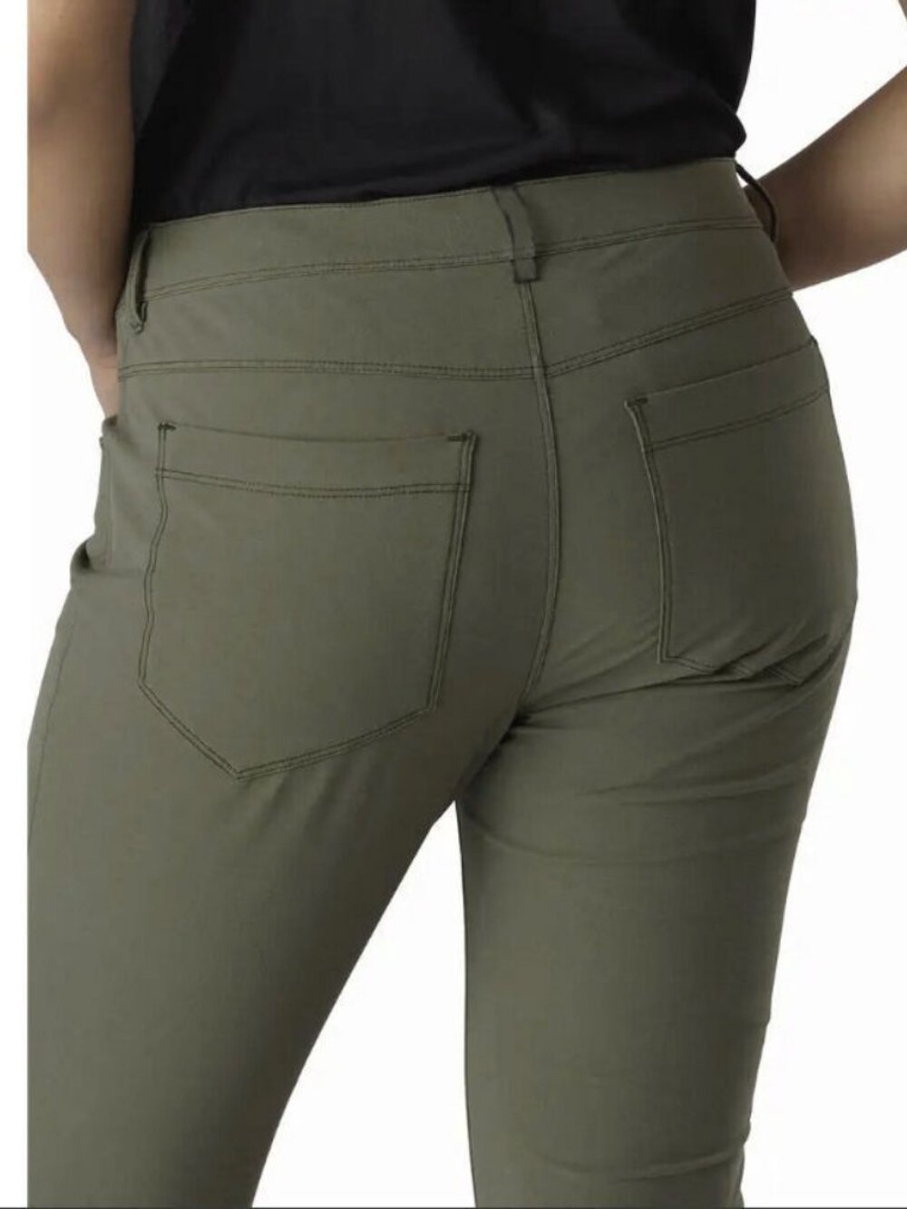 Arc’teryx Pant Women’s Army green / Gray Size 8 Hiking Gorpcore